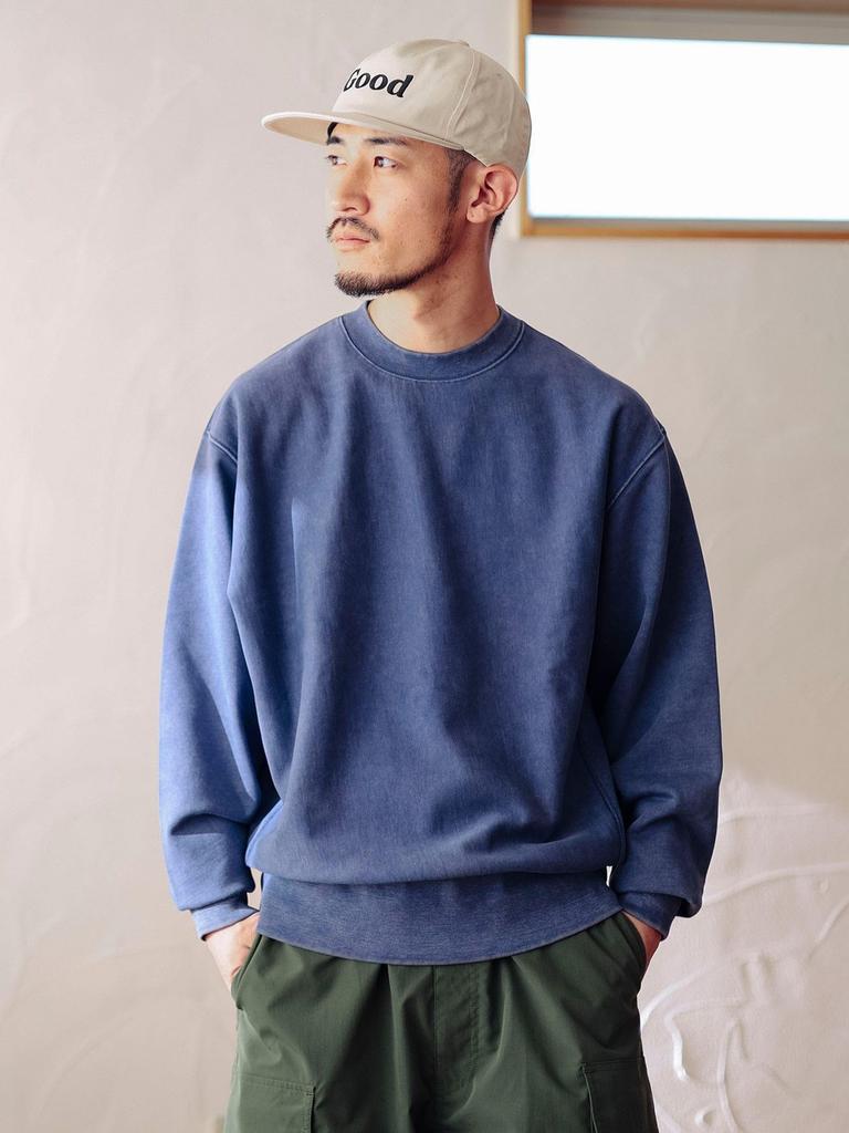 B:MING LIFE STORE by BEAMS Sweatshirt [Special Order] Healthknit Rocker Weight Crew Neck Sweatshirt, Men's, Navy, S_92130461647