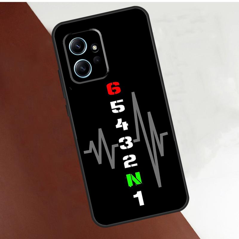 Motorcycle Gear Case For Xiaomi Redmi Note 14 10 11 12 13 15 Pro Plus Cover For Redmi 15 14C 12C 10C 13C 15C