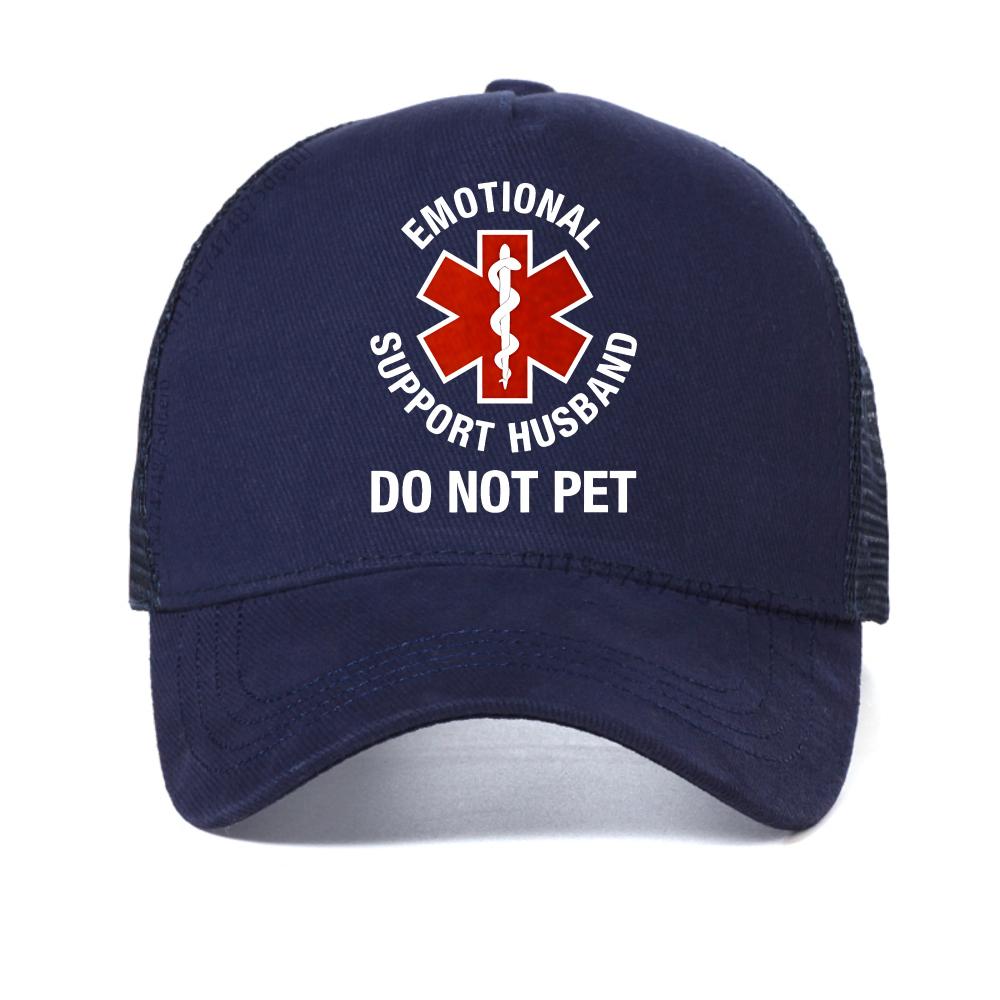 

Humorous Don t Touch My Emotional Support print baseball cap funny mens husband caps summer causal adjustable cool trucker hat Adjustable