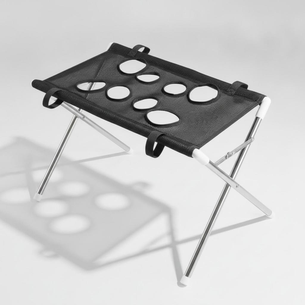 Mesh Top Pet Grooming Table Sleek for Utility Room, Dog Owners