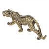 Viel Glück Figur Tierdekor Skulptur Messing Leopard Statue Kompakte Größe