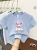 Kids Cotton Cartoon T Shirt Summer Short Sleeve Top For Boys And Girls Breathable Comfortable Tee