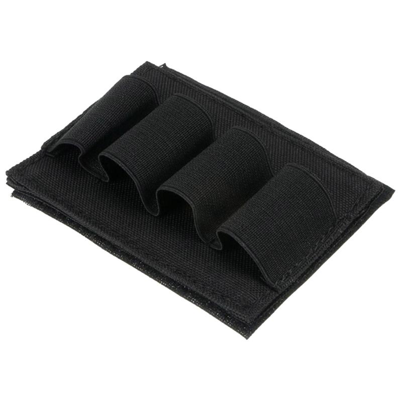 Battery Holder Elastic Storage Bag Hook and Loop Tactical-Bullet for Shell Holder Bag for Flashlight Shotgun Shells