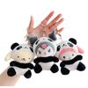 Cute Panda Plush Keychain Doll Cartoon Stuffed Animal Pendant Bag Charm Accessory