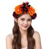 Witch Skull Dark Flower Headwear Party Sexy Headband Devil Skull Animation Hair Hoop for Live Show Role Play