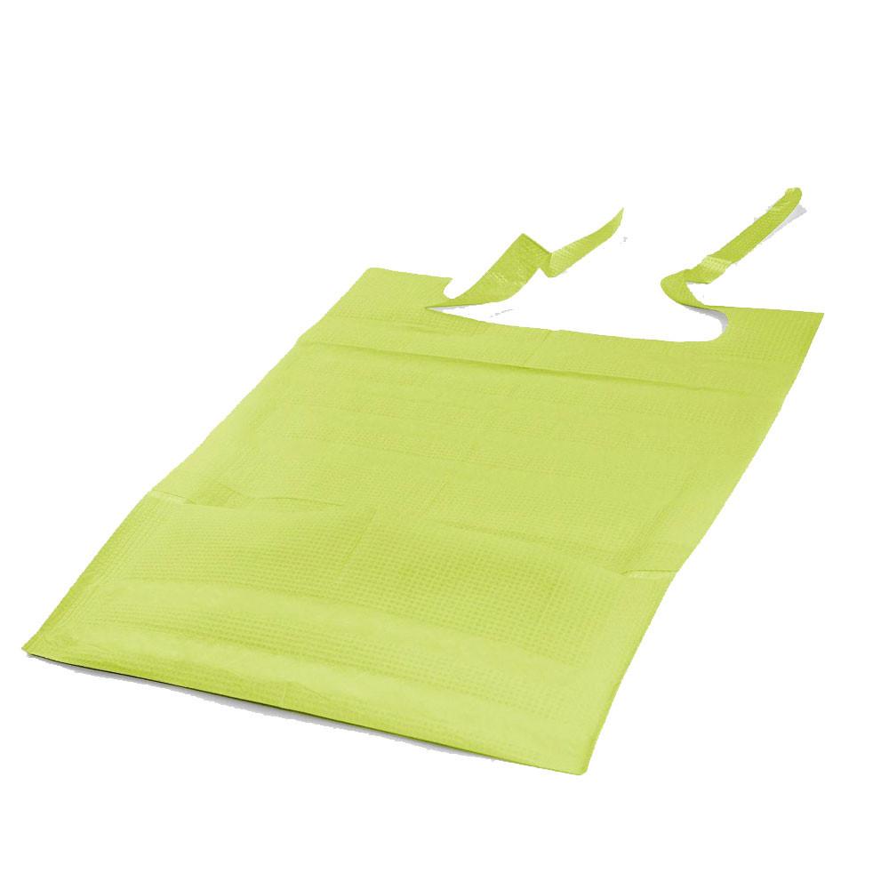 Dental Bib With Pocket 39cm X 48cm Lime Green Foiled 54g Dentixpro 50pcs