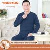 Yiershuang Men's Pure Cotton Thermal Underwear Set