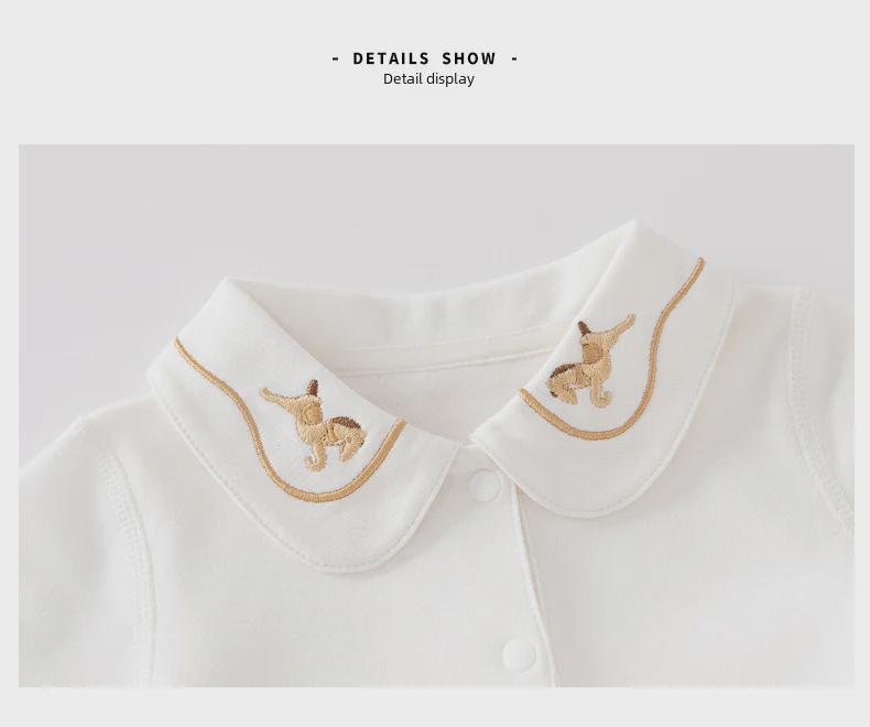 Nordic Trojan Baby Summer Jumpsuit: Lightweight Short-Sleeved Newborn Romper