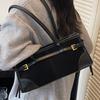 2025 Autumn New Retro Large-capacity Baguette Bag Simple Casual Fashionable Women's Bag Trendy Foreign Shoulder Bag Women