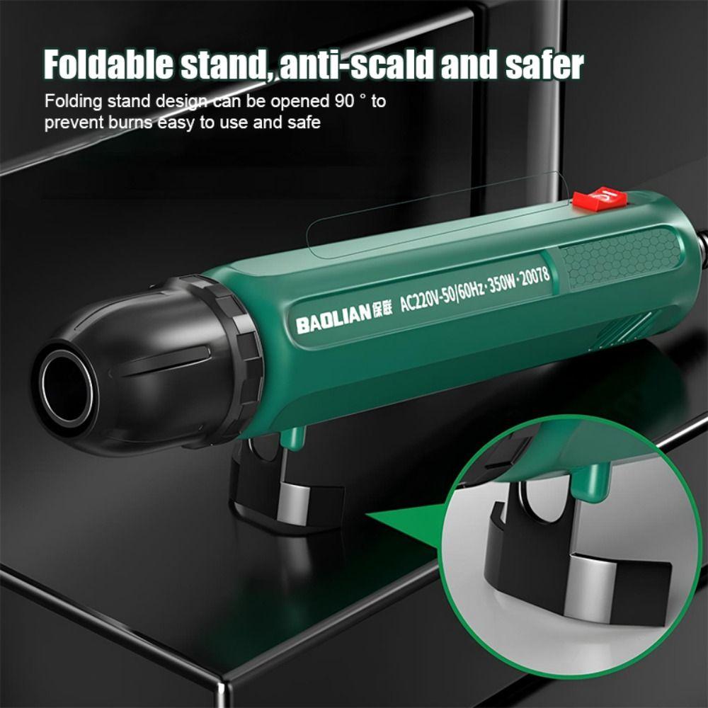Lehký horkovzdušný ofukovač 350 W Rychlé nahřívání Oprava telefonu Svařovací stroj Mini ofukovač Ražba