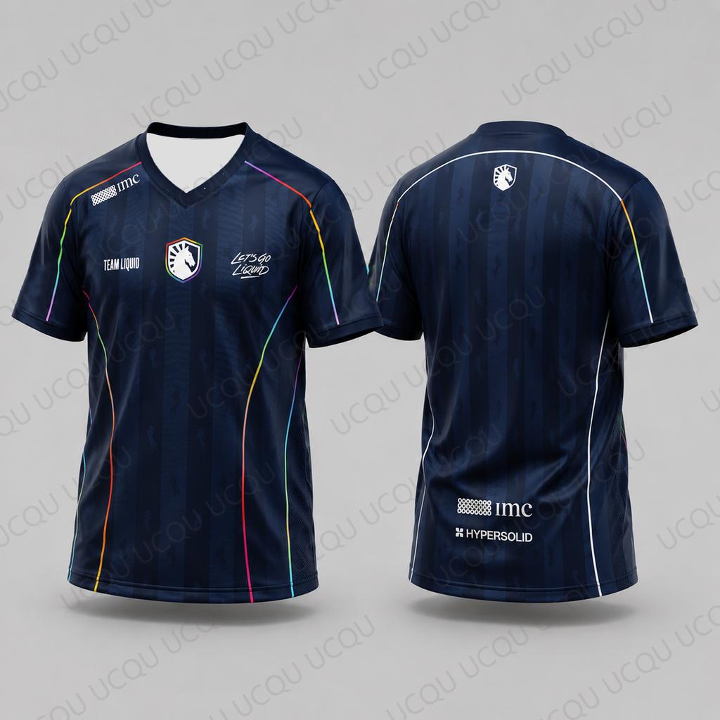 Team Liquid 2026 LOL Jersey League of Legends Training Uniforms MSI Fans Souvenir T-shirts Custom ID  Summer Tops Kid