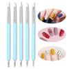 5Pcs/Set Clay Modeling Sculpting Kit Silicone Tip Clay DIY Craft Pottery Tool