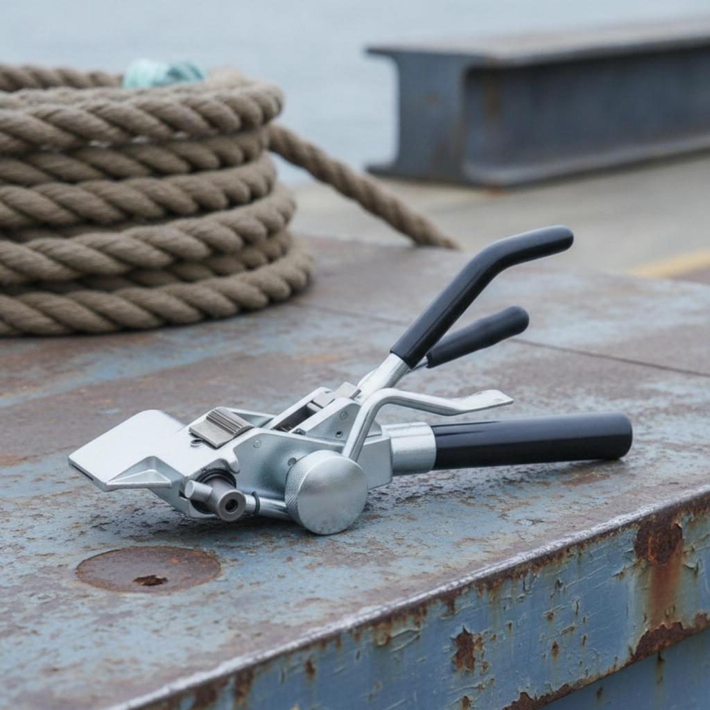 Steel Strapping Tool with Cutter HeavyDuty Tensioner GearDriven Stainless