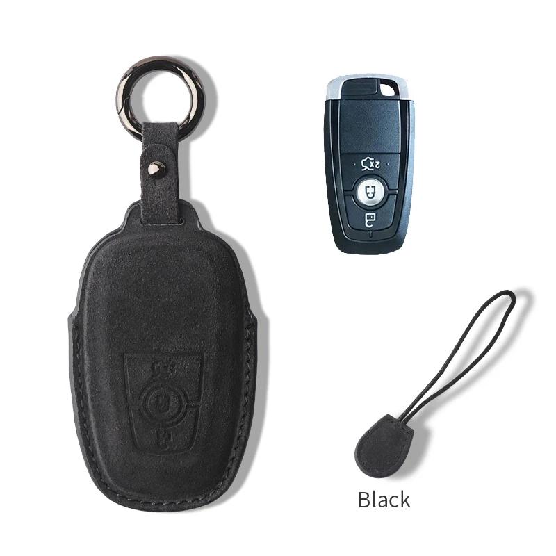 Interior Mouldings For Ford Raptor F150 Edge Fusion Mustang Explorer F150 F250 F350 Mondeo Suede Car Key Case Cover Protector Sh