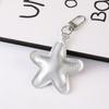 Yousheng Keychain Pendant Imitation Leather Soft Cotton-Filled Star Shape Key Chain with Metal Buckle Bag Hanging Ornament