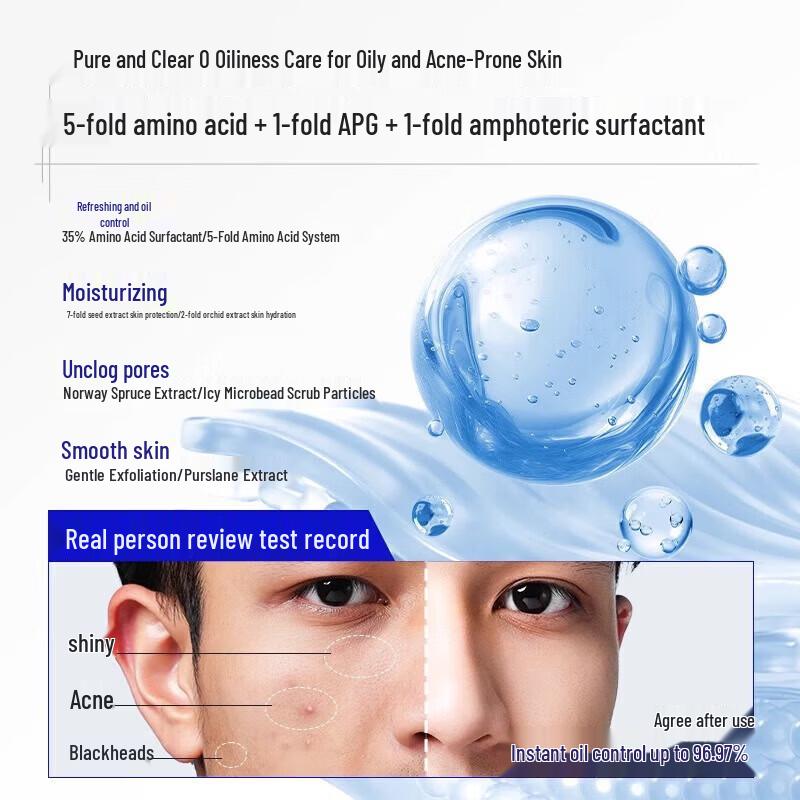 Ocean Supreme Men's Prismatic Ice Cream Cleanser & Toothpaste Set
