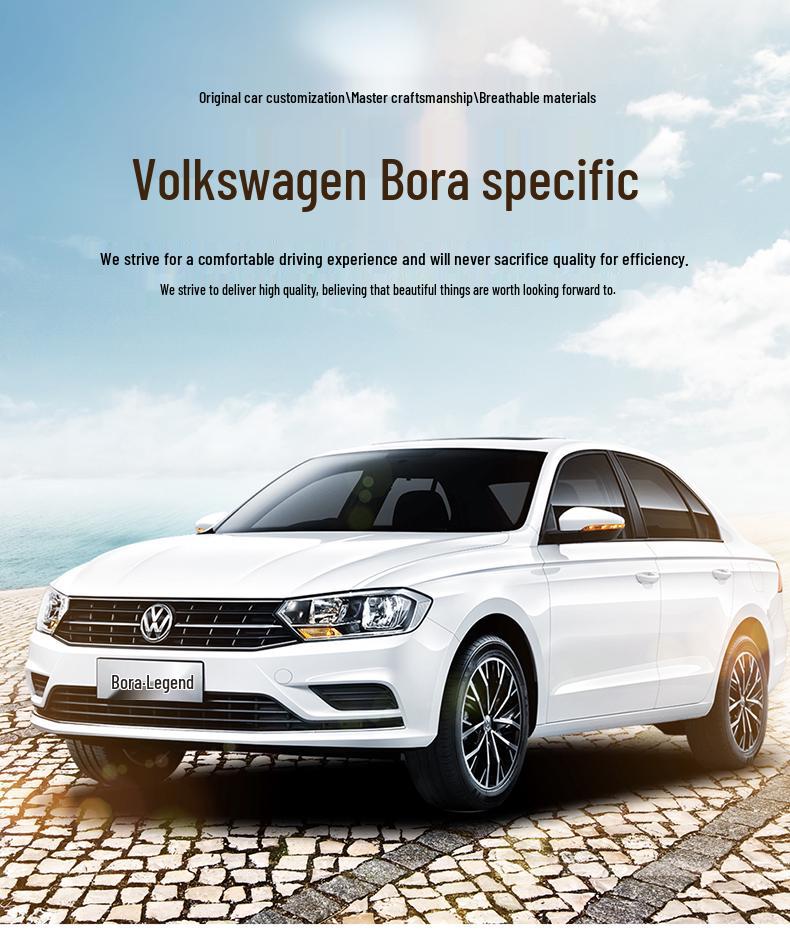 Volkswagen New Bora All-Season Full-Cover Seat Cushions and Covers, Legendary Style.