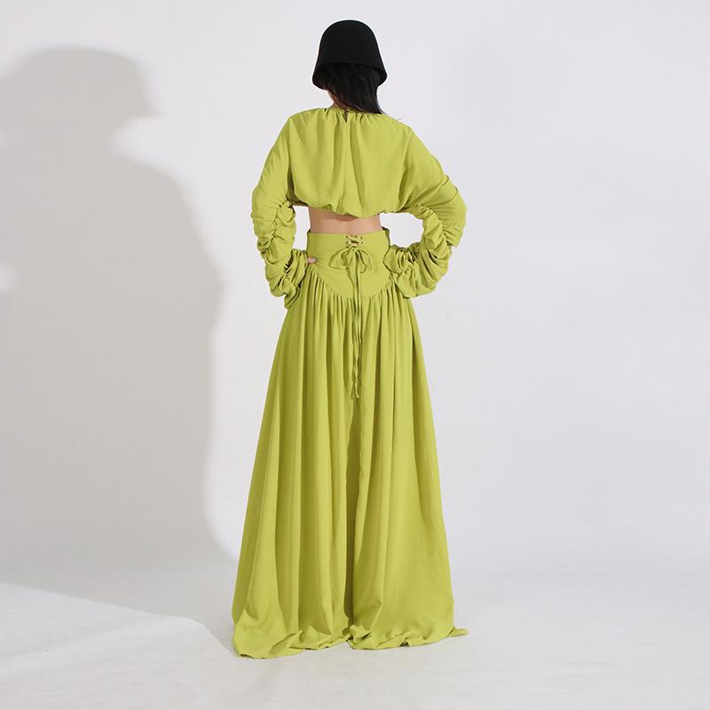 2025 High-End French Pleated Skirt Suit: Women's Spring Niche High-Waist Two-Piece
