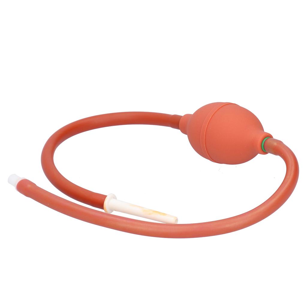 74cm Vaginal Anal Cleaning Silicone Anal Douche Soft Elastic Enema Cleaner Coffee