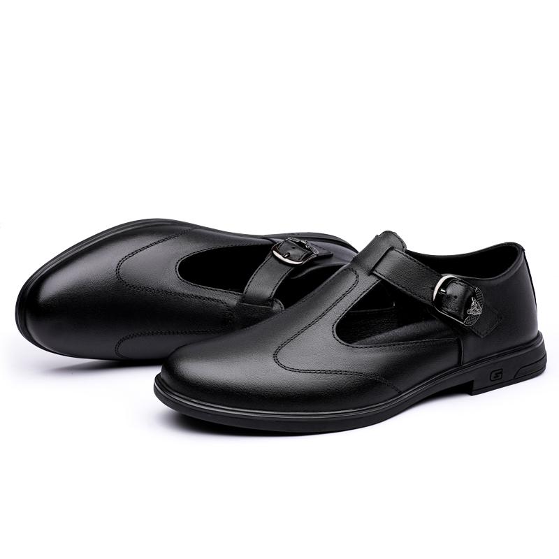 Luxus Marke Aus Echtem Leder Männer Sandalen Mokassins Mann Business Kleid Sandalen Italienischen Stil Handgemachte Leder Schuhe Männer Alias