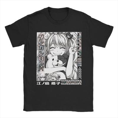 Men Women Printed Junko Enoshima Japanese Video Game Danganronpa T Shirt Tee Pure Cotton T-shirts Clothes