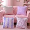 Colorful Geometric Patterns Cushion Cover Comfortable Reversible Pillow Cover Ideal for Car Sofa Bedroom Beyond