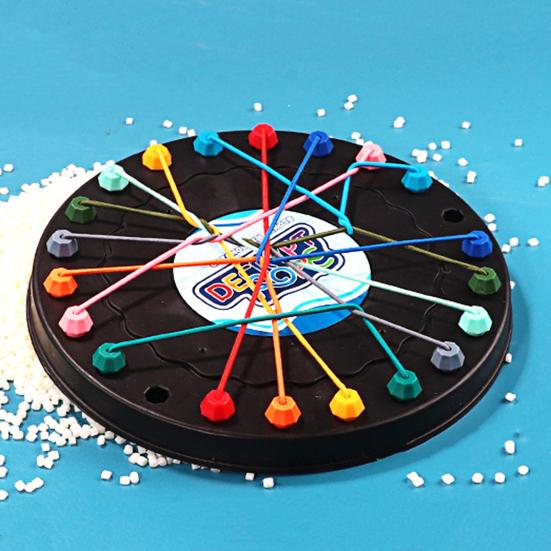 Farbenfrohes Kinderseil Entwirrbrettspiel für kritisches Denken und Teamwork