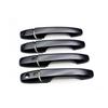 For Toyota Yaris Ativ AC100   Car Accessories ABS Chrome Door Handle Cover With Smart Key Hole Catch Cap Trim Molding