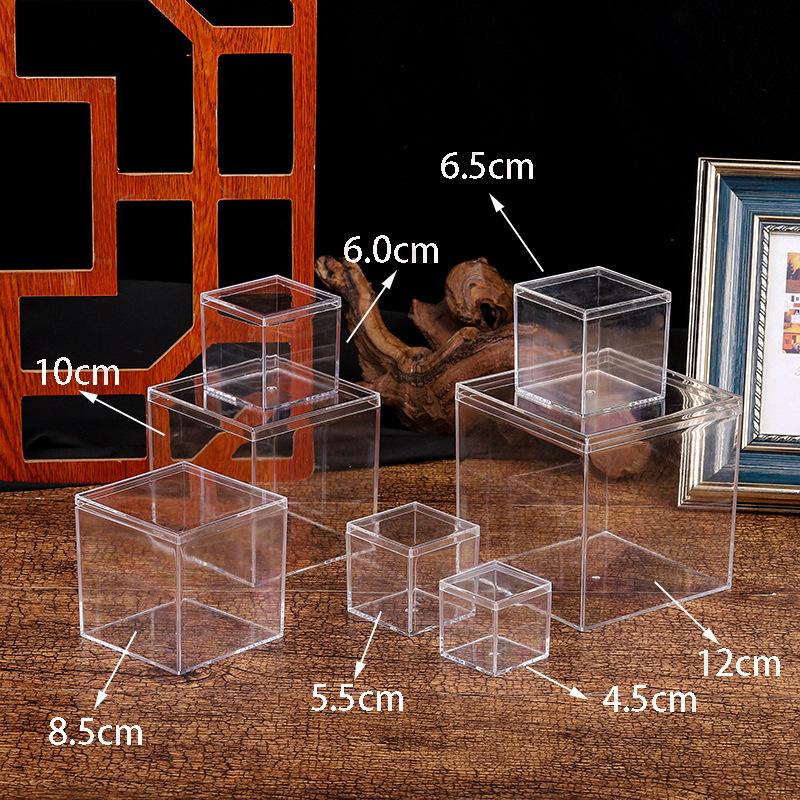 Clear Square Acrylic Candy and Slime Box for Weddings