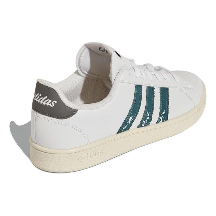 Adidas Neo Grand Court Court Beyond Durable Lightweight Low-Top Sneakers Men Sneakers White Green GW1096