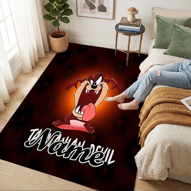 Custom Name Thunder Cat Living Room Non-Slip Area Rug Soft Carpet for Bedroom Kids Playroom Sofa Office Home Decor Doormat