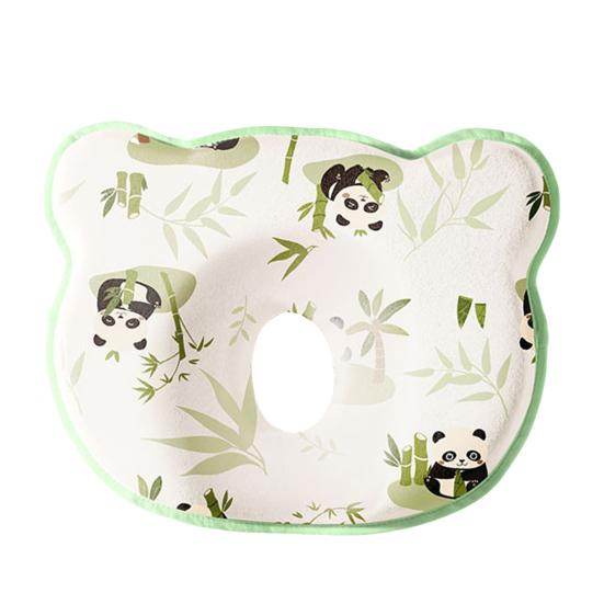 Baby Shaping Pillow Memory Foam Head Support for Strollers Cribs Breathable Infant Flat Head Pillow Cute Baby Gifts