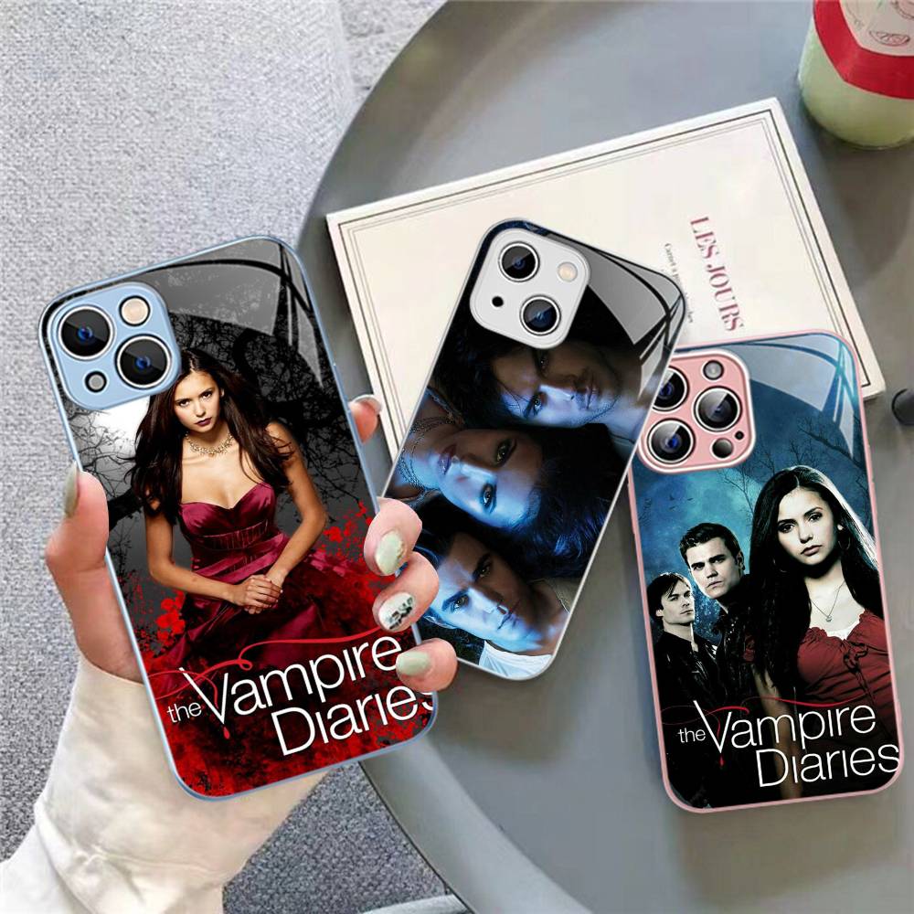 The Vampire Diaries TV For IPhone 14 13 12 Mini 11 Pro XS Max X XR 14 Plus Tempered Glass Cover