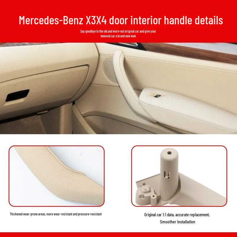 Enhanced BMW X3 Door Handle Inner Cover & X4 Armrest Storage Box with Improved Material & Non-Sticky Finish.