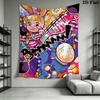Popee the Performer Inspired Pattern Home Decor Tapestry, Wall Hanging, Decorative RV Wall Cloth.XGT0914181
