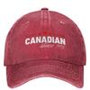 Canadian Since  Baseball Cap Canada Flag Couple Women Sunshade Trucker Hat Summer Fashion Tennis Skate Snapback Cap