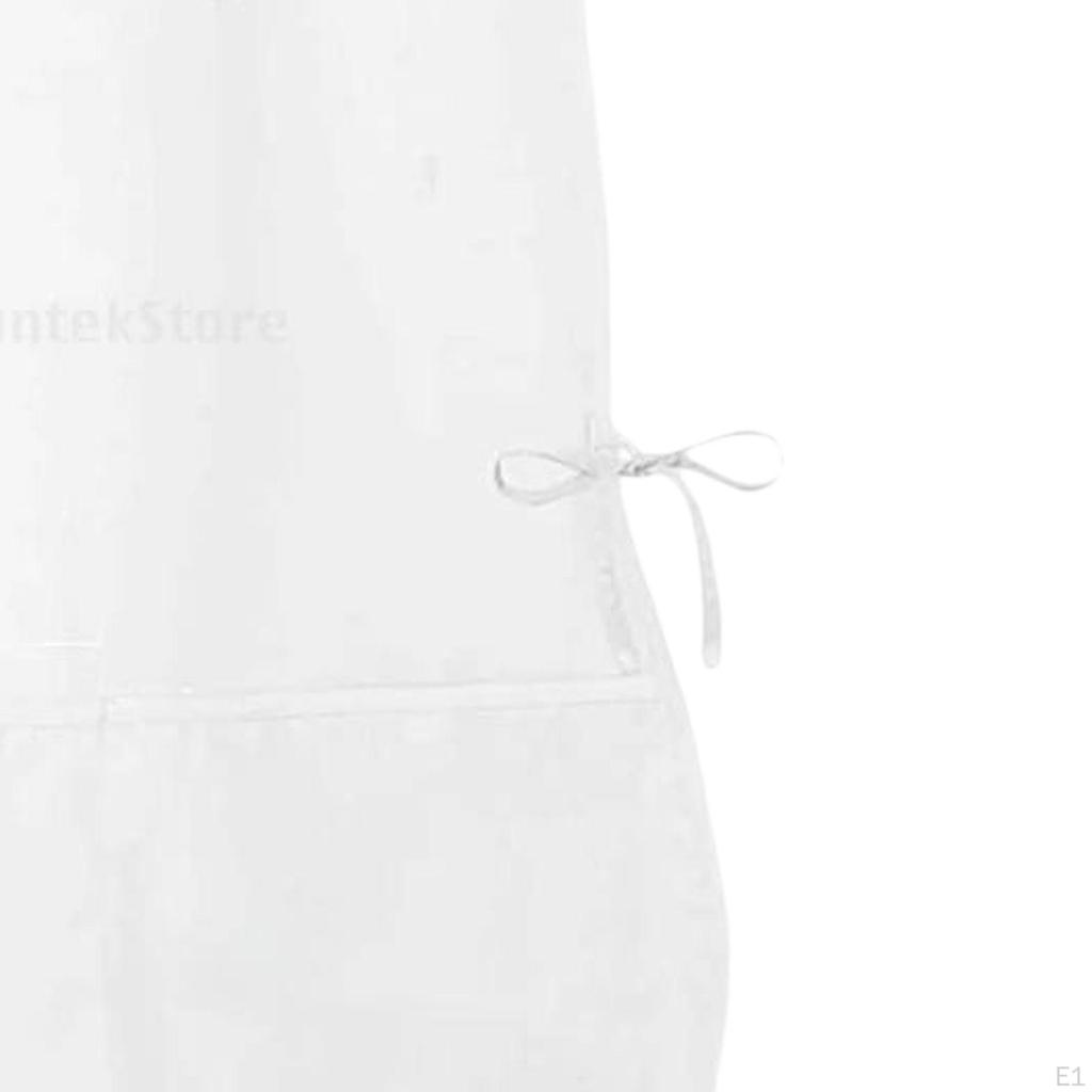 Zástěra Boční vázání Kapsy Číšník Bryndák Kuchař pro Krásu Nehty Kosmetologii