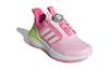 Adidas Rapidasport BOA Abrasion Resistant Low top Kids' Running Shoes Pink Yellow Kids' ID2381