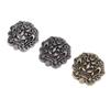 3 Set Dragon Pattern Metal Buttons Vintage Metallic Retro Clothing Buttons for Handcraft