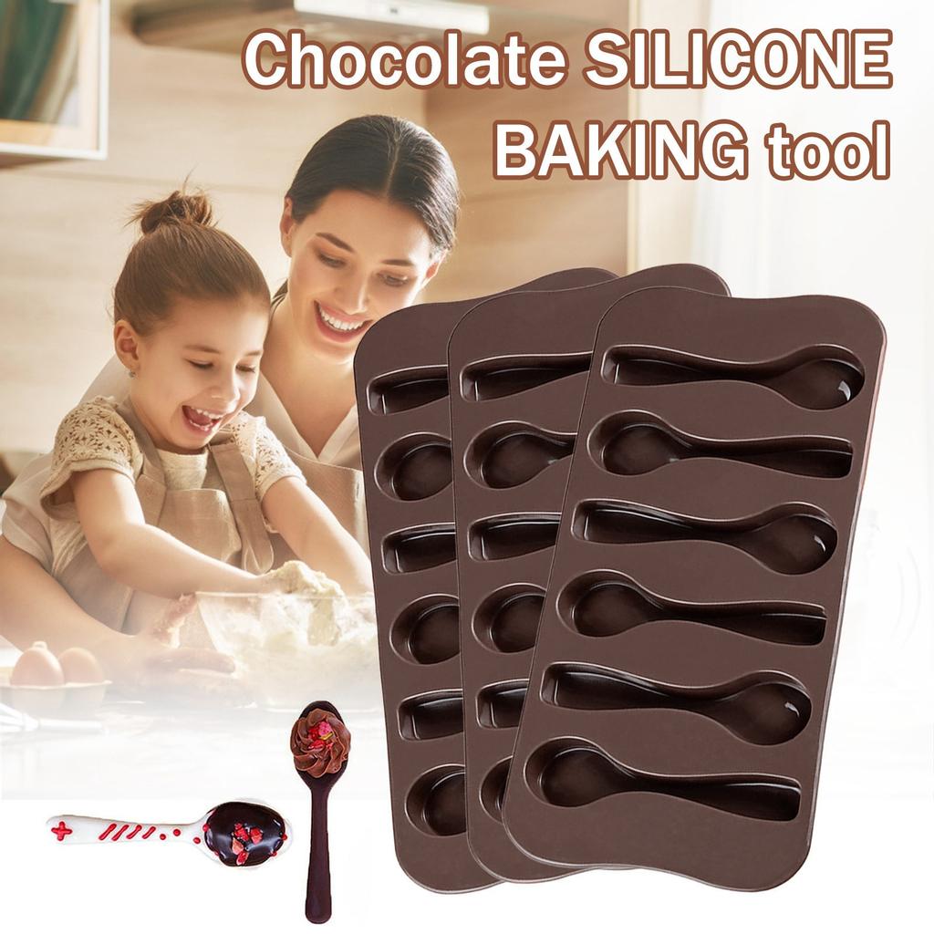 Spoon Shape Sphere Silicone  Baking  for Making Chocolate Cake Jelly