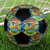 1PC Fuenlabrada taille 5 ballon de football Praha Ballon de Football en Salle Coloré Tous Âges Cousu à la Machine PVC Prêt pour la Compétition Durable Haut Rebond