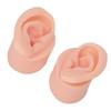 1 pár Model ucha pro nácvik piercingu Nováček Měkký silikon Flexibilní model ucha Pomůcky pro vystavení šperků Světlá barva pleti