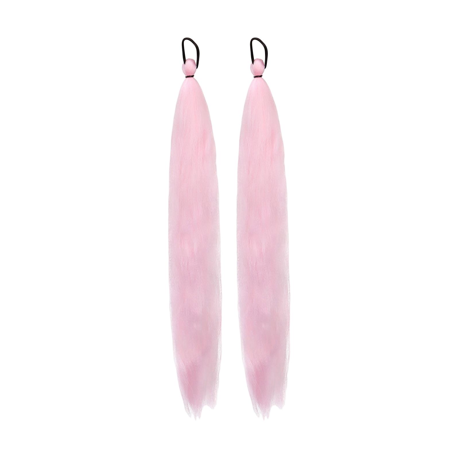 

2 шт. Разноцветная эластичная веревка Резинка Боксерская коса Парик Хвост Наращивание волос One Size