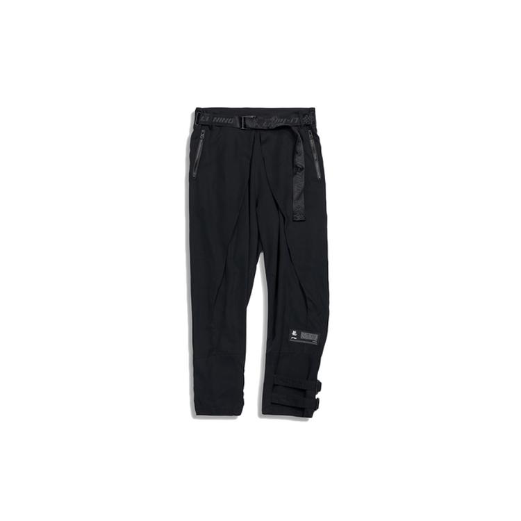 Li Ning Li Ning X Jackie Chan Sports Pants Men s Black AYKQ259-2 S