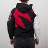 Mitchell & Ness Shark Tooth Chicago Bulls Jacket 'Black Red' Men's BA57PH-CBU-K-FLR