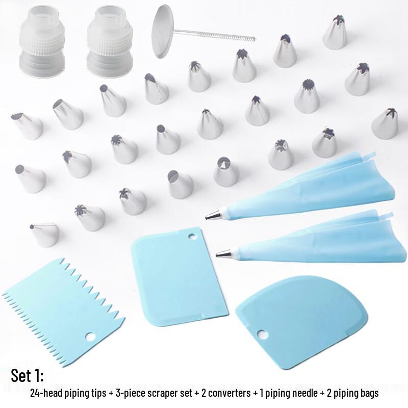 MDNG Stainless Steel Decorating Nozzle Set