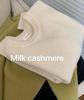 Women's Heavyweight Wool Cashmere Sweater - Round Neck, Thick, Loose Fit, Autumn/Winter Knit Top