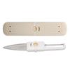 2 in 1 Fruit Peeler Double Head Stainless Steel Peeling Slicing Knife for Kitchen Beige