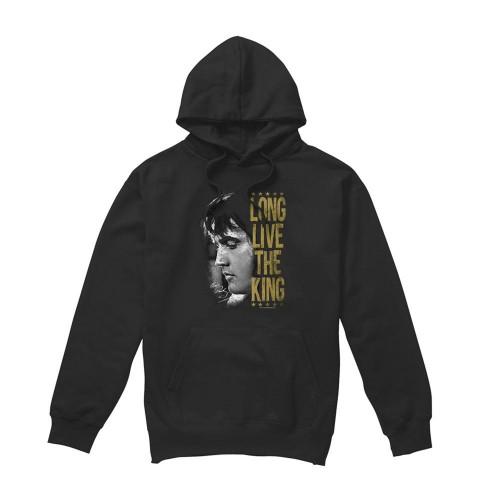 Elvis Presley Unisex Adult Long Live The King Hoodie
