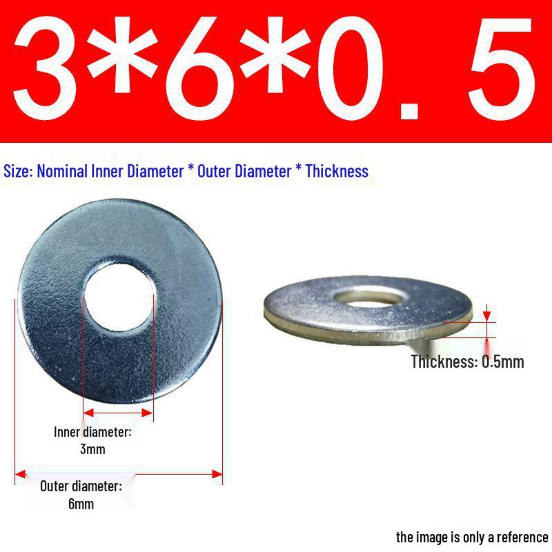 Galvanized Flat Metal Washer Spacer M3-M60